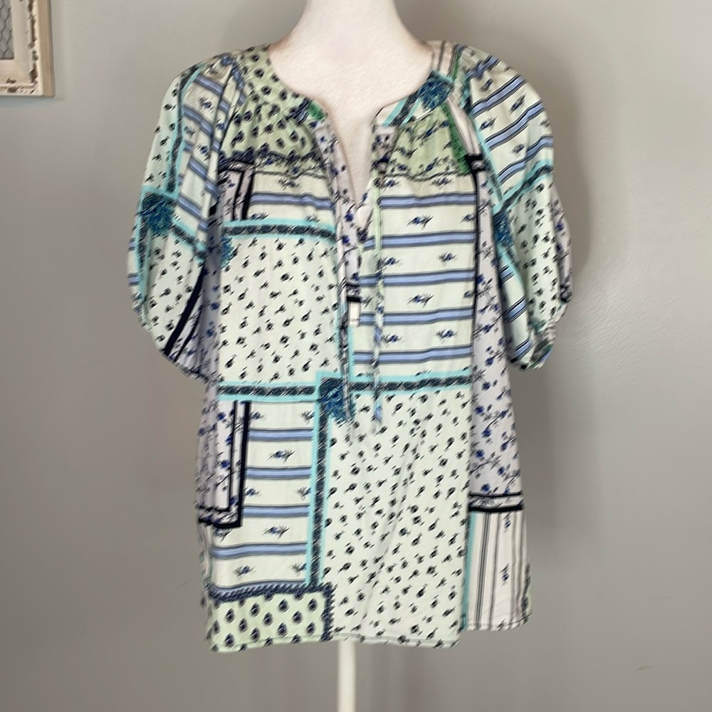 [LOFT] Boho Floral Pattern Blouse - Size XL